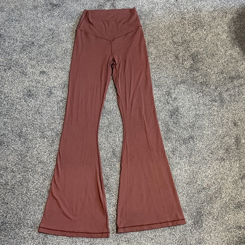 aerie Brown Flared Leggings